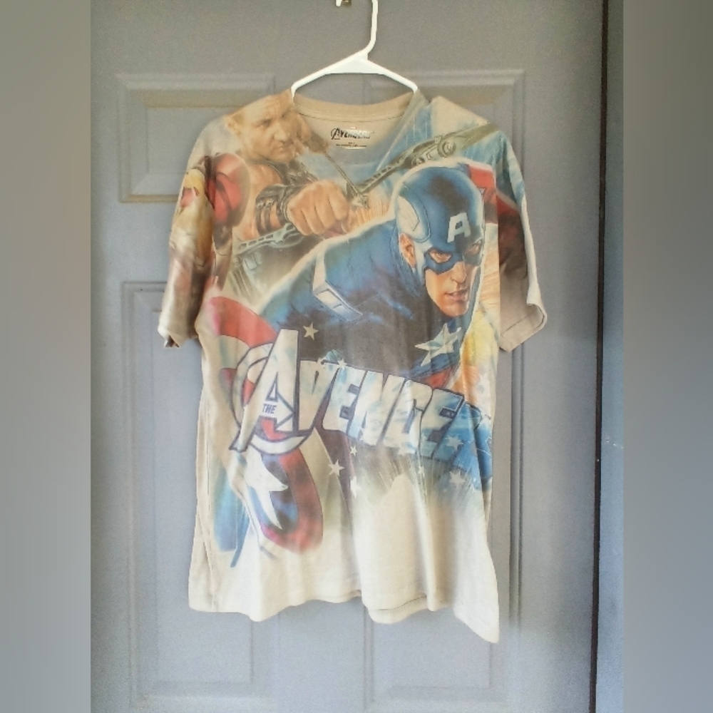 Men's Marvel Comics The Avengers Super Hero T Shirt Size Large L
